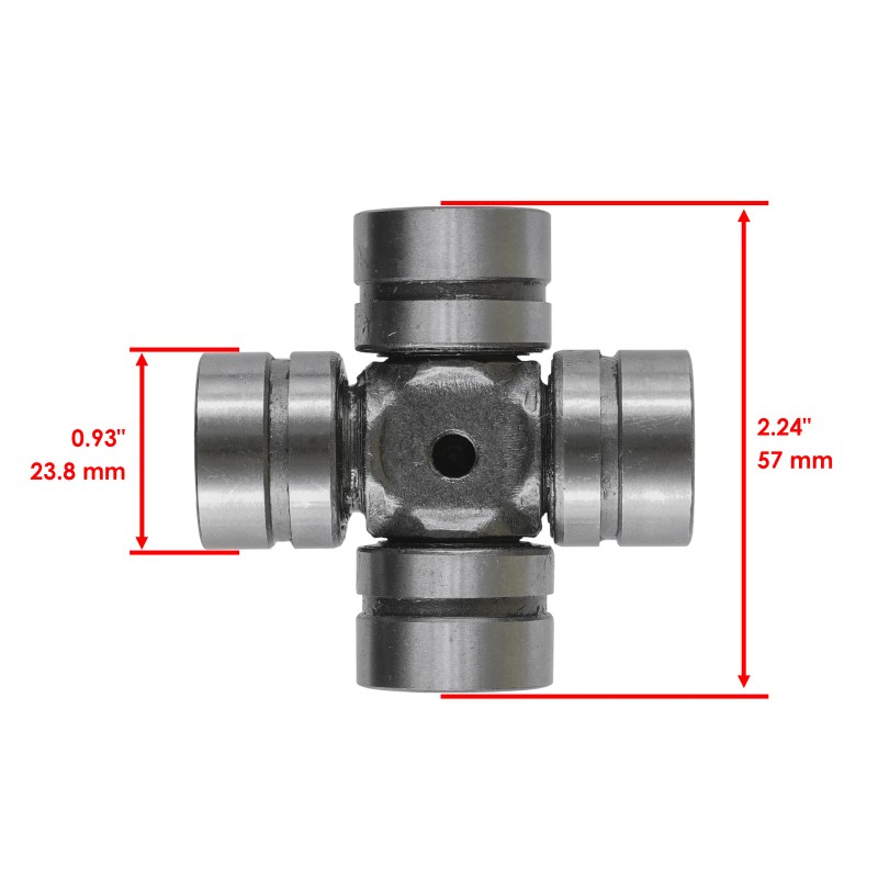 Caltric Front Drive Shaft Yoke & U-Joint Kit For Polaris