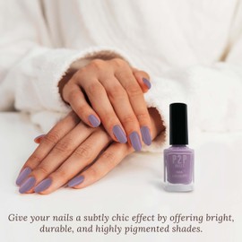 P2P Nails Purple Nail Lacquer - All Season Nail Polish - Salon Quality Nail Polish - Natural Shine (Thistle)