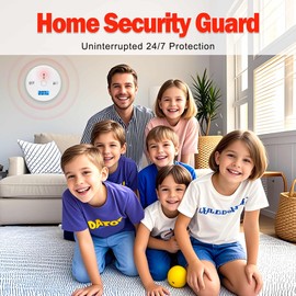 3 Pack Carbon Monoxide detectors, co Detector, Carbon Monoxide Alarm Detector Battery Powered with LCD Display, Carbon Monoxide Detector, UL2034 Standards, for Home