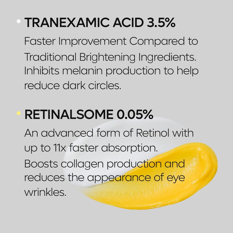 Dr.Melaxin TX Tranexamic Acid Retinalsome Dual Eye Cream with Adenosine