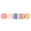 12PCS Children Silicone Building Blocks Soft DIY Educational Chewable Animals
