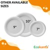 Ecokanta Paper Plates (9 Inch / 25 Pack) - Heavy
