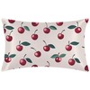 Red Cherries Satin Pillow Case Silk Satin Pillowcase 1Pack 20"X26"