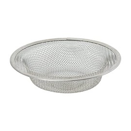 Pearl Metal HB-6769 Drain Plug, Drain, Net, 5.3 inches (13.5 cm), 18-8, Stainless Steel, Outer Diameter 5.3 x Height 1.4 inches (13.5 x 3.5 cm), For Sinks, Bathrooms, Made in Japan