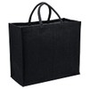 La Cordeline Black Jute 25 Litre Comfort Handle Shopping Bag,