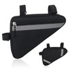 Lunaanda Bicycle Bag Frame, Waterproof Bicycle Triangle Bag with Reflective