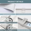 Cordless Roller Shades Blackout Blinds for Windows Room Darkening Rolled
