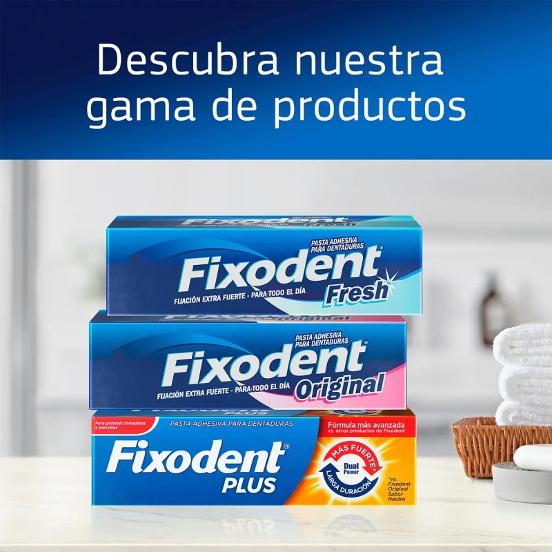 Pasta Adhesiva Denturas Fixodent Doble Poder 35ml