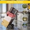 Hand Trucks Heavy Duty, Dolly Cart with Wheels 600LB Capacity,