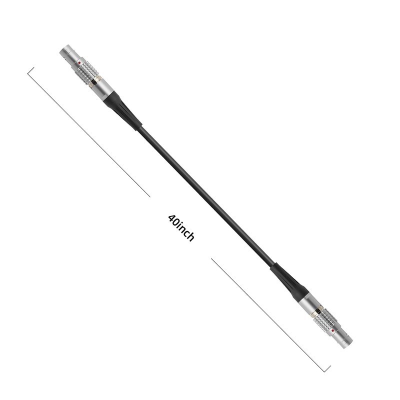 0B 2-Pin LEMO-Compatible Male to Male Power Cable Compatible with