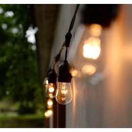 Bulbrite 11W 130V S14 Transparent Amber Sign or Indicator Bulb, E26 Base