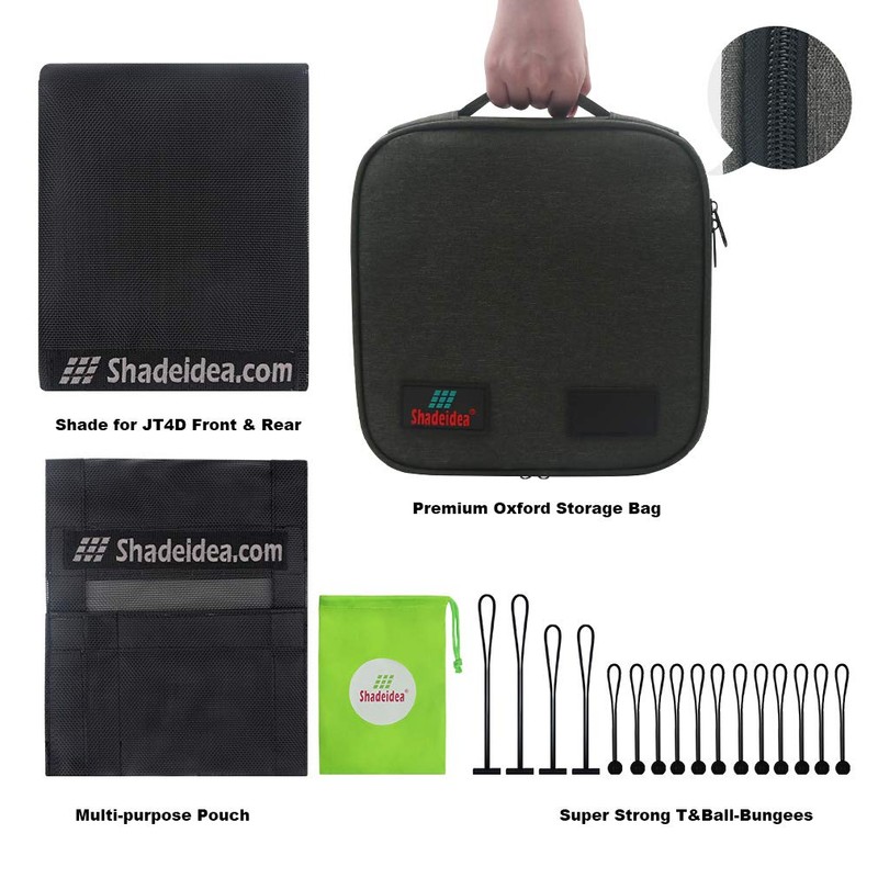 Shadeidea JT Sun Shade Top Sunshade Compatible with Jeep Gladiator