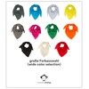 fashionchimp Basic Cotton Scarf in Plain Colours, Unisex Neckerchief Made
