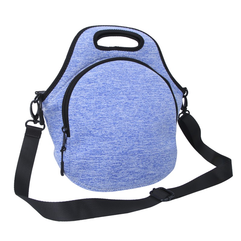 Neoprene Shoulder Strap Sports Bag Insulation Lunch Food Bag for