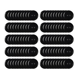 100 PCS 15mm Black Buttons, 2 Holes Buttons for DIY Handmade Sewing Crafting Decor, Use for Shirt, Cardigans.