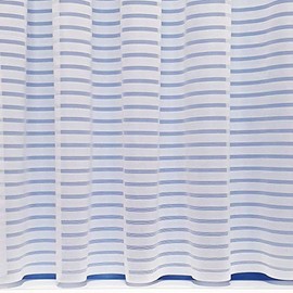 John Aird Paris Horizontal Design Net Curtain - Sold By The Metre - (Drop: 63" (160cm))