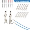 6-Pin Connector Kit for 14-20AWG 2.13 mm Accurate Diameter for