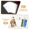 GRIRIW 100pcs Laminating Sheets Laminating Film Lamination Paper Lamination Supplies