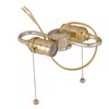 B&P Lamp® 2-Light S Type Cluster Body with Pull Chain