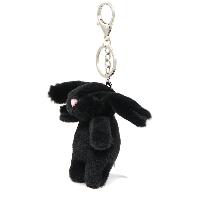 LOHGOU Cute Mini Rabbit Keychain Stuffed Rabbit Bag Decoration Fluffy