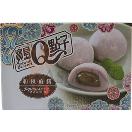 He Fong Japanischer Taro Mochi / Reiskuchen 6 x 35g, 210g