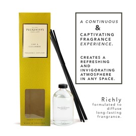 Pecksniff's Lime & Cucumber Diffuser | 100ml/3.38 Fl Oz