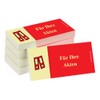 PRICARO Pack of 5 Sticky Notes for Your Files Red