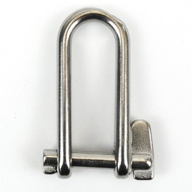 DAUMLINK® 2 key shackles, material A4 / Aisi 316 (2 pieces) as a connecting element of chains or tamps on eyelets (5 mm)