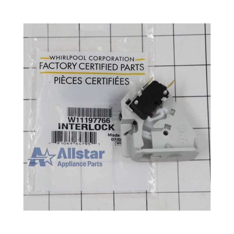 W11197766 Microwave Door Interlock Switch & Holder