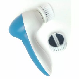 clio Plum BEAUTY Facial Cleaning System - Dual Speed with 2 Brushes (8216clp6)