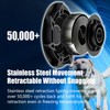 16Ft Chew Proof Retractable Dog Leash Anti-Chewing Wire Ropes Hands-Free