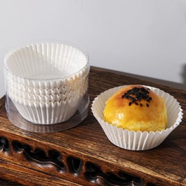 Cupcake Liners, 300 pcs Standard Size 5cm Diameter, White, Natural, Brown Foil Baking Cups for Parties and Events - Heat Resistant, Non-Stick, Meet Your Baking Needs.