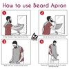 AZIVERSE Beard Bib Beard Apron - Beard Hair Catcher For
