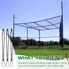 GliCraft 25 Pcs Batting Cage Net Hangers Heavy Duty Steel