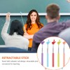 SGERUFZ 5 Pcs Telescopic Teacher Pointer Extendable Stainless Steel Pointing