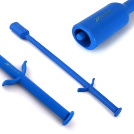 Zikimed Bolus or Balling 16x42 mm Cup Size Gun, Sheep Goat Blue Plastic Handle, 12.5" Overall Length for Livestock & Animal, Veterinary