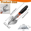 Mitre Scissors, Angle Scissors with 10 Replacement Blades Angle Scissors