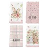 Artoid Mode Pink Bunny Rabbit Ears Floral Leaves Easter Kitchen