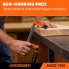 JORGENSEN 2-pack Steel Bar Clamps Set, 12-inch Medium Duty, 600