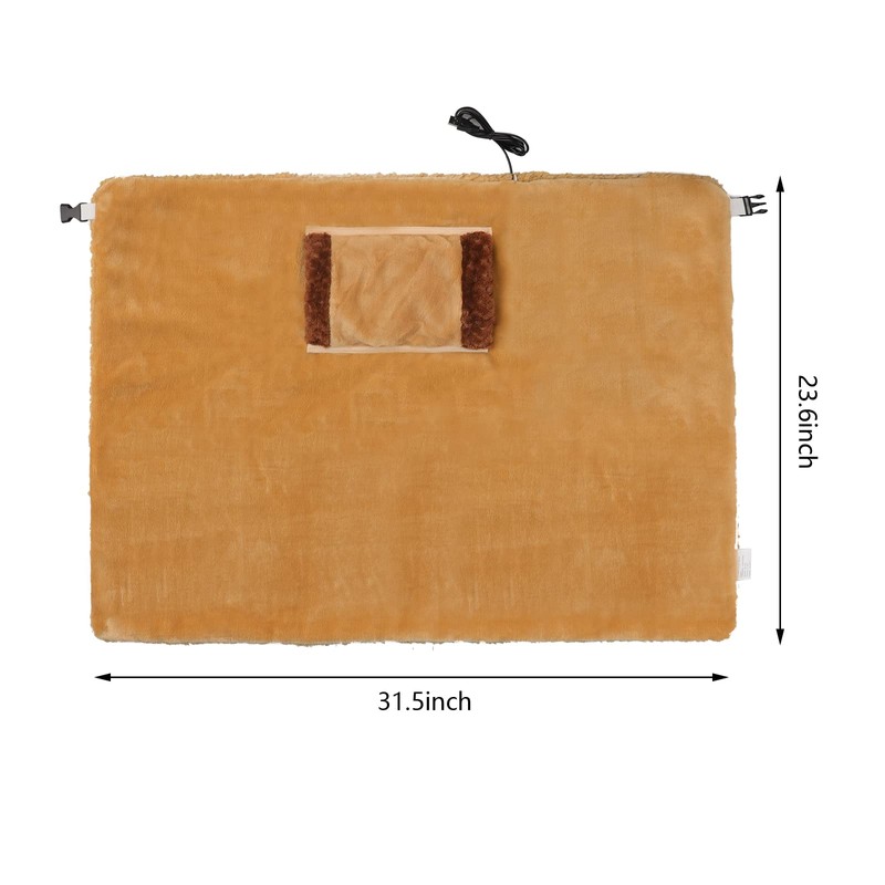 NICEYEA USB Electric Heated Throw Blanket Warm Hands Thermal Shawl