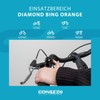 CONTEC Diamond Bing Bike Bell 22.2mm Diameter Standard Handlebar Mount