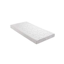 DHP Naptime 5 Inch Polyester Filled Mattress with Jacquard Cover, Twin, White