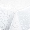 AMFUN Table Cloth Rectangular 130 * 220cm,Polyester Jacquard Tablecloth,Washable Dust-Proof