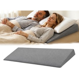 King Size Wedge Pillow for Sleeping - 4" H for Acid Reflux, GERD, Snoring