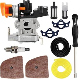 HL94 FS94 Carburetor Kit for STIHL ZAMA OEM 4149-120-0600 Replace FS94R KM94R HL91K HL94 HL94K RC20243 FS with Adjusting Tool Air Filter Fuel Line Kit