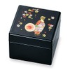 Mitani M16977-5 Yamanaka Lacquerware Storage Box, Black, 3.1 inches (8
