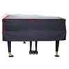 ESYUEL Grand Piano Cover Dust Protective Cover with Quilted Diamond