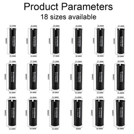 GANOPPER Bicycle Seat Post Sleeves Reducing Sleeve Adapter 27.2 to 30 Bicycle Seat Post Tube Adapter