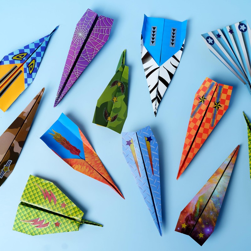 Creativity for Kids Paper Airplane Squadron - Create 20 Paper