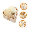 IWOWHERO 1set Body Scrubber Kit Bathing Supplies Pumice Stone and